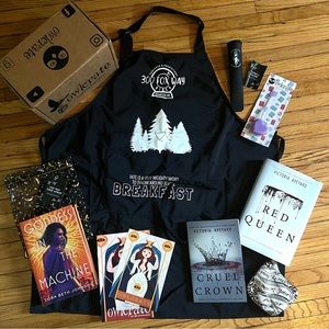 Owlcrate Fantasy Young Adult Bookish Bundle, Fandom Red Queen, Book Club